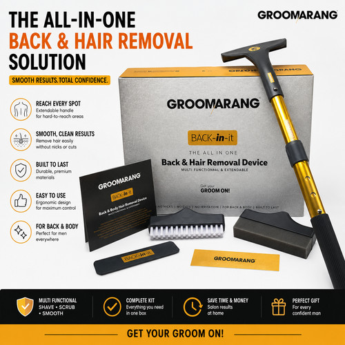 Groomarang back body hair - &,
