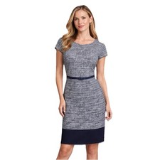 Phase Eight Dress Navy White