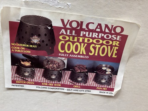 Volcano cook stove charcoal - volcano,