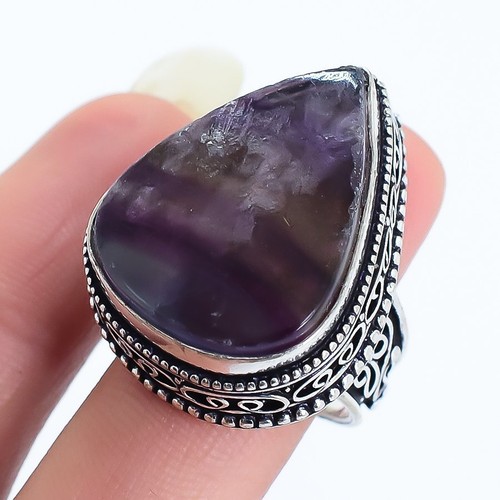 Purple fluorite gemstone - fluorite,