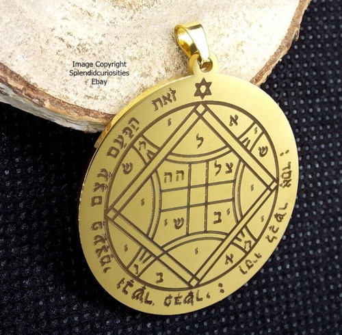 Fourth pentacle venus pendant - pentacle,