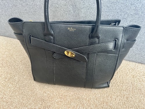 Large black mulberry leather - mulberry,