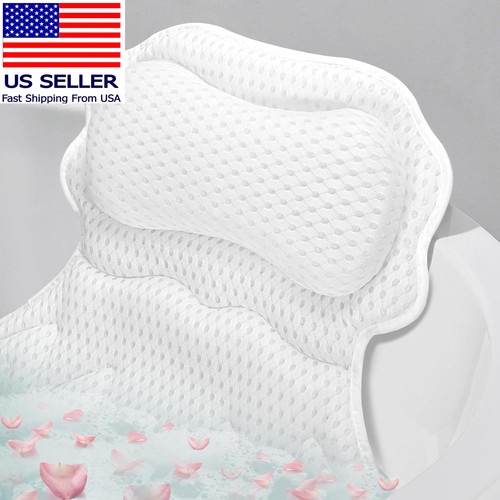 Bath pillow relaxing - bath, pillow,