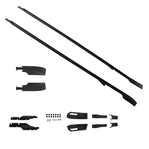 Extended black roof rails bar - extended,