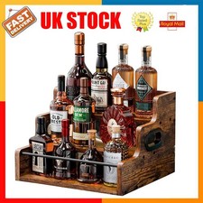 3-Tier Wooden Liquor Bottle