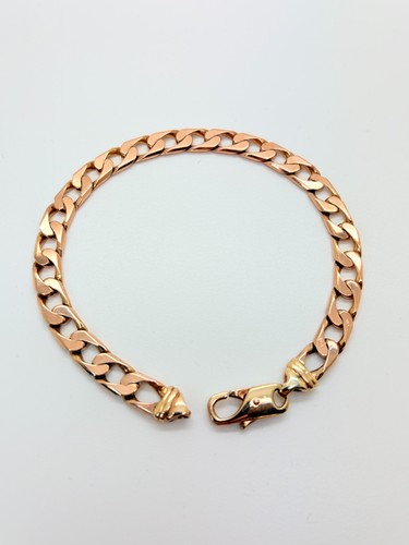 9ct yellow solid gold curb - 9ct,