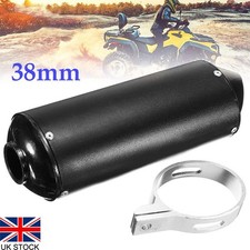 Motorcycle Exhaust Muffler Pipe 38mm For Quad Dirt Pit Bike ATV 50-160CC UK