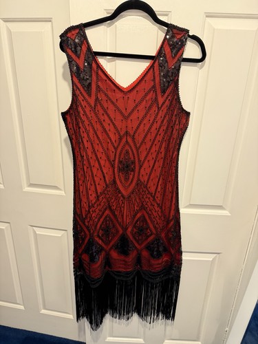 Vintage style red black - style,