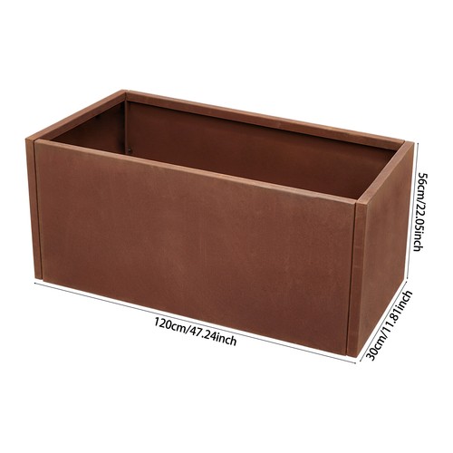 Outdoor large metal planter - outdoor,