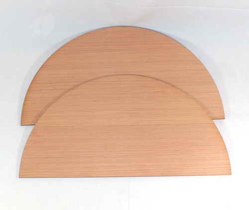Wooden semi circle laser cut - circle,