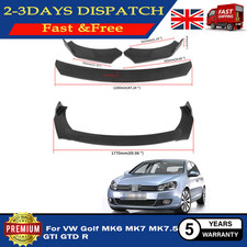 Front Bumper Lip Set Splitter