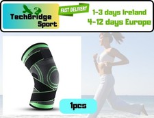 Knee Support Elastic Nylon Sport Compression Sleeve – Green