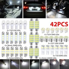 42PCS Car Interior T10 SMD LED