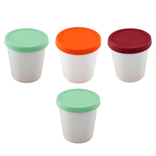 4pcs ice cream freezer storage - cream,