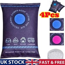 4Pcs Reusable Dehumidifier Bag