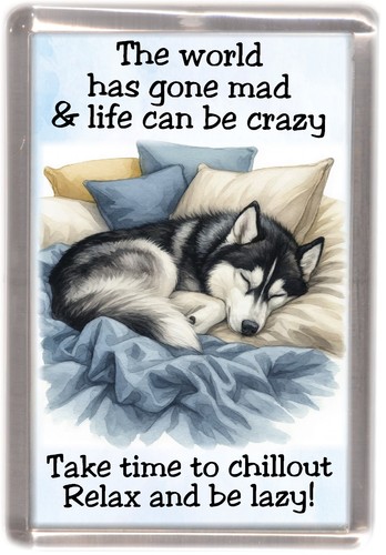 Siberian husky dog fridge - siberian,