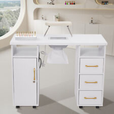 Professional Manicure Table Technician Bar Nail Art Station Beauty Salon Desk