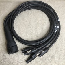LEX SOCAPEX SOCO 19 PIN to 6ft 6 Channel PowerCon True1 Female Breakout Cable