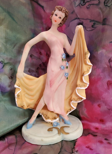Vintage flapper dancer art - vintage,