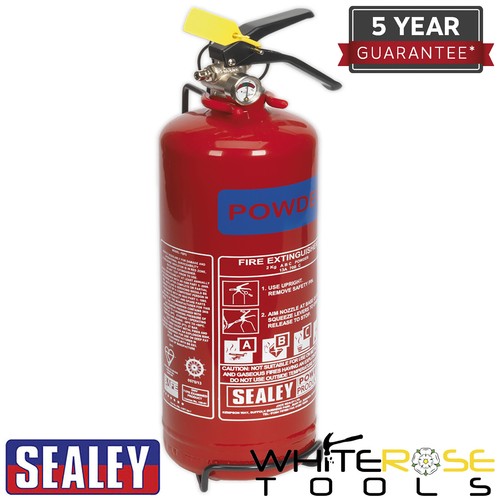 Sealey fire extinguisher 2kg - extinguisher,