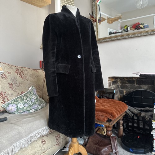 Zara black faux fur - black,