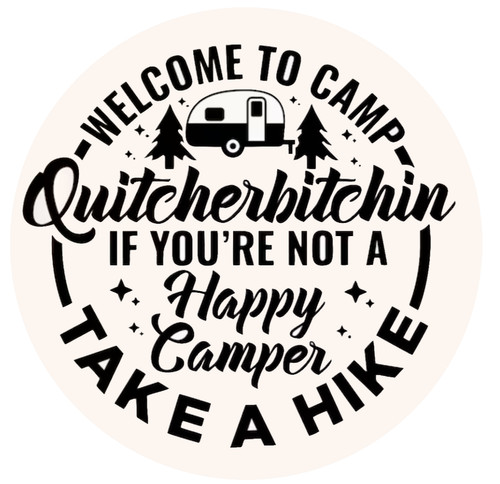 Camping - (quitcherbitchin), 4"