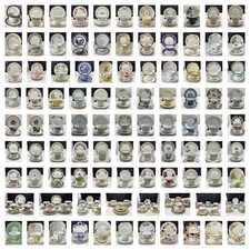 VINTAGE CHINA TEA TRIOS  -