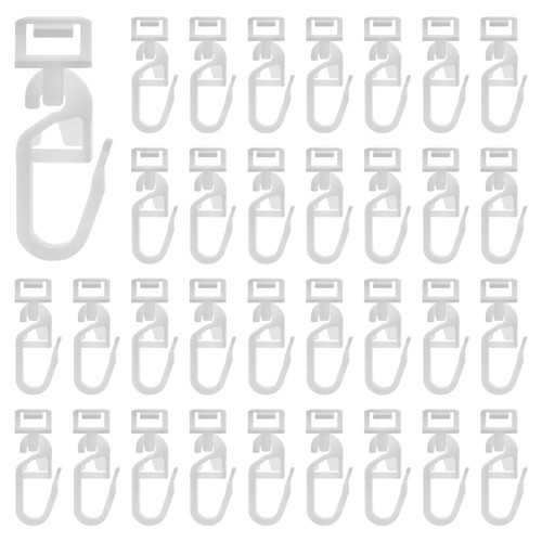 Pcs plastic curtain hooks - 60,