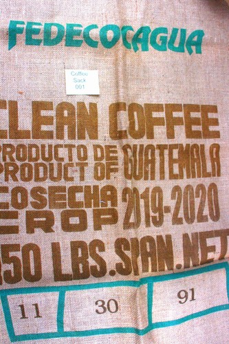 Guatemalan hessian coffee - hessian, sack