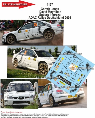 Decals ref 1137 subaru - decals,
