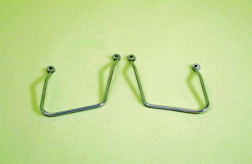 Chrome side bag supports - chrome, for