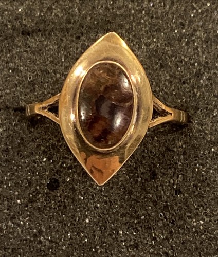 Vintage 9ct yellow - vintage, blue