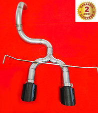 Terminale di scarico 500 Abarth con finali centrali in carbonio