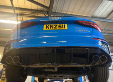 Audi A3 1.0 30 TFSI 8Y- Quad Exhaust RS3 or  S3 Style Back Box Muffler Delete