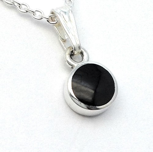 Small genuine whitby jet and - genuine,