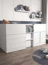 Bailey Mid Sleeper Bed White|