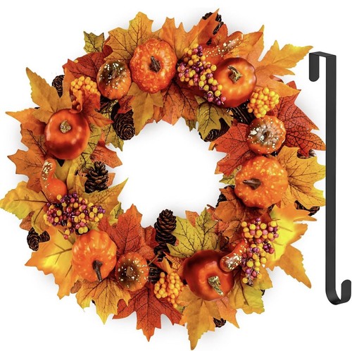 Autumn wreath front - front, with