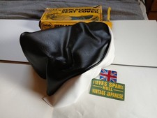 HONDA  MELODY MK1 ,H170, SEAT COVER , BLK/White, LOGO ON BACK. NOS.