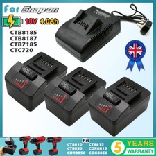 For Snap on 18V Battery & Charger CTB8185 CTB7185 CTB8187 CT8850 CTC720 Li-ion