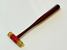 NOS Stanley Tools USA No. 592 Small 8" Double Soft Face Hammer w/ Wood Handle