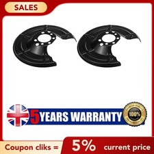 2x Rear Brake Disc Back Plates