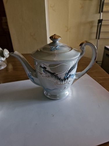 Japanese teapot and sugar bowl - japanese,