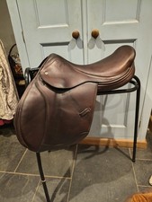 17.5" Harry Dabbs Avant Jump Saddle Medium Wide Brown