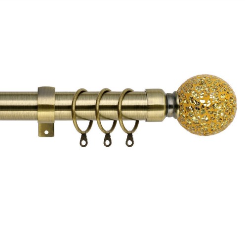 Extendable metal curtain pole - extendable,