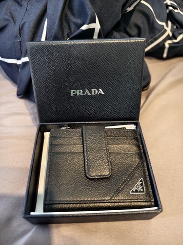 Prada black leather - black, wallet