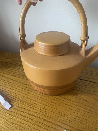 Vintage pottery kettle - kettle, with