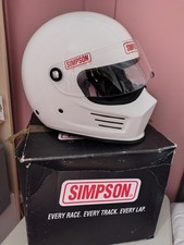 Simpson Bandit helmet, white