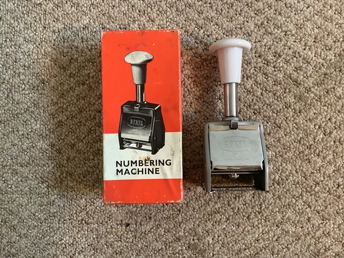 Vintage rexel numbering - vintage,