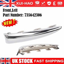 Left Front Bumper Moulding Chrome Trim 735642306 For Fiat 500 2016-20 UK