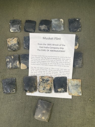 One large flint - one,